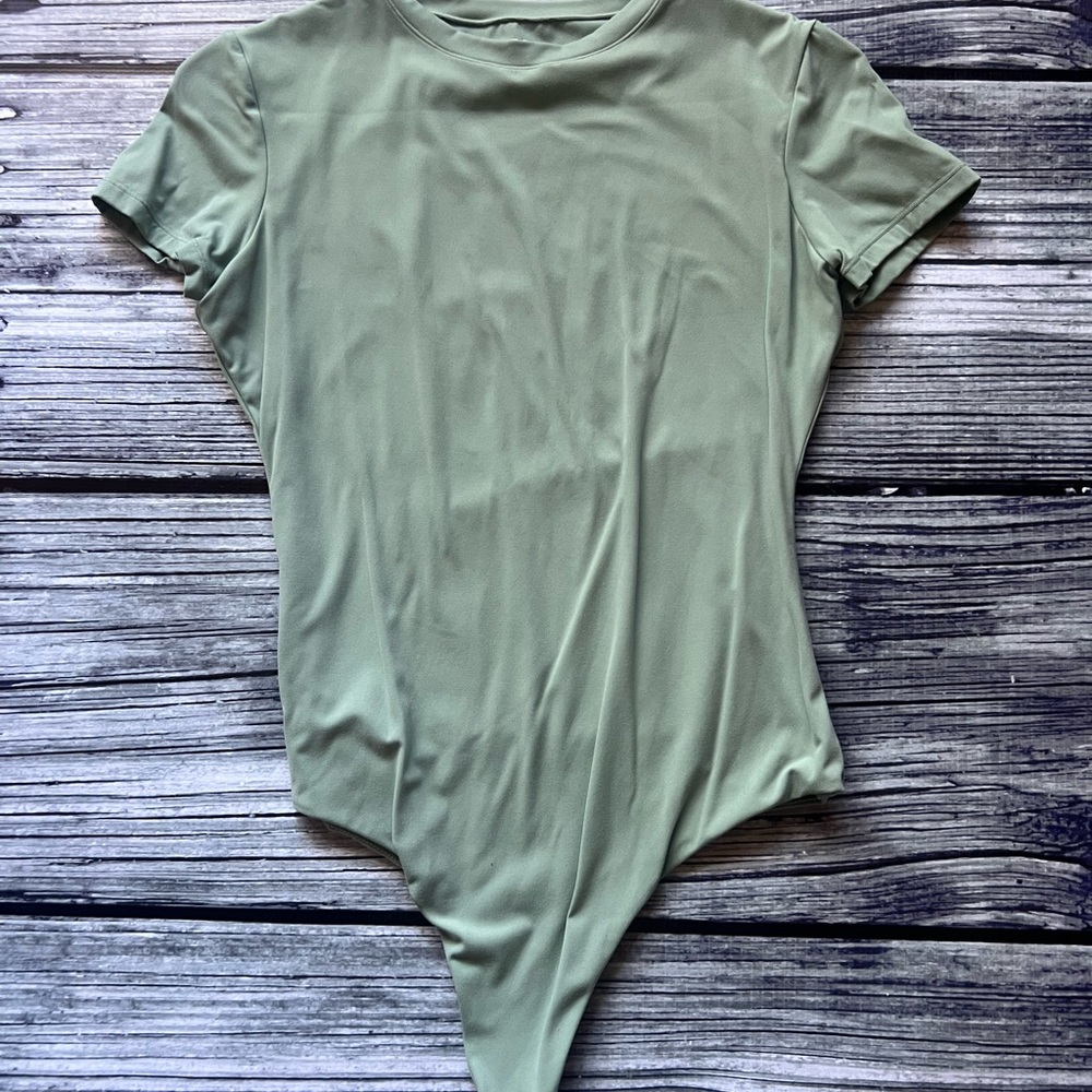 Pumiey Sage Green Women's Bodysuit